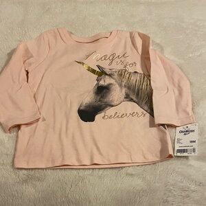 OshKosh B'gosh Magical Unicorn Long Sleeve Tee